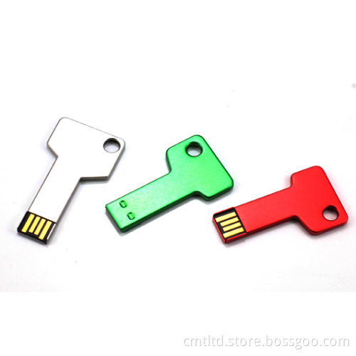 Key Trapezoid Style Custom USB Flash Drive Can Take Oxidised and Laser Engrave Logo